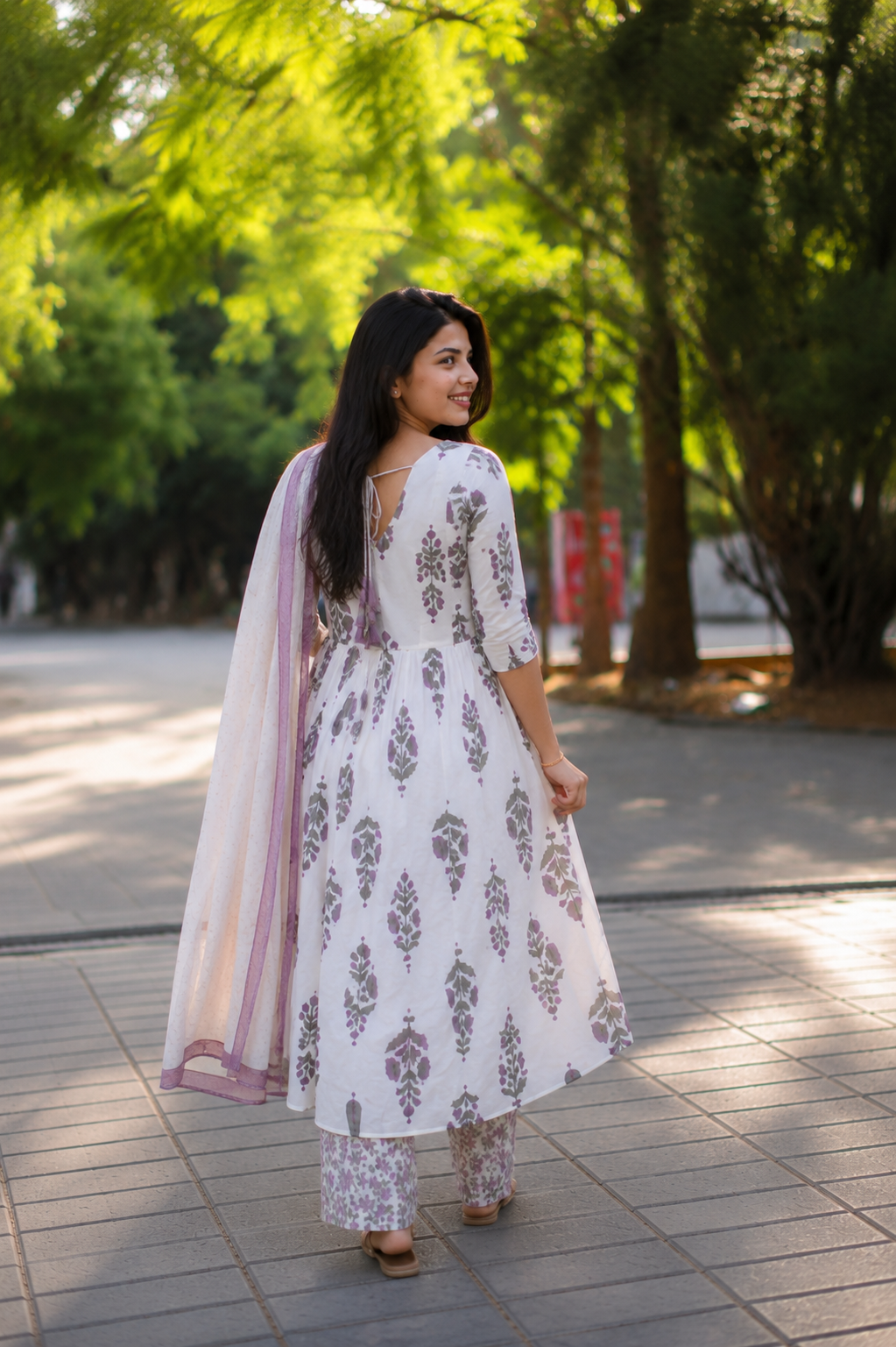 Hans Anarkali Set