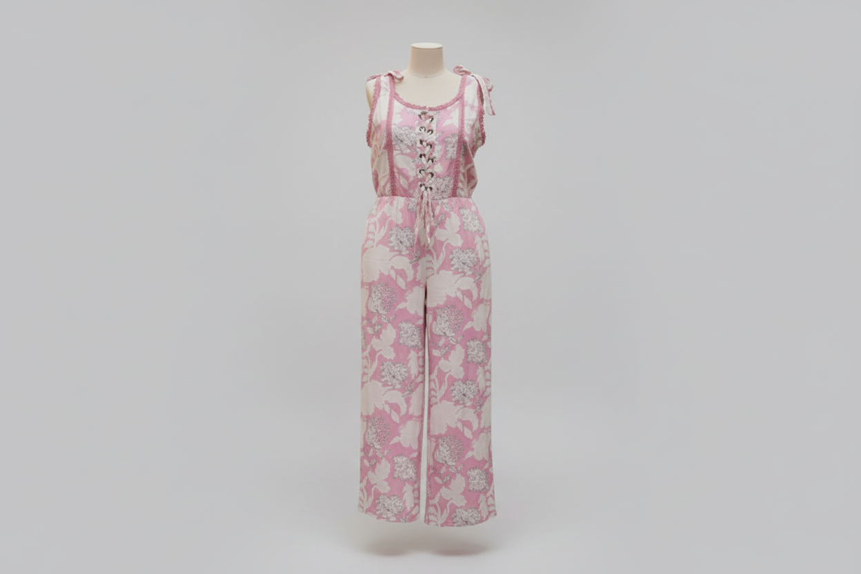 Lace Cordset front side adjustable Back side bobby lastic