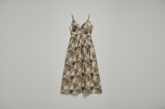 Printed cotton dress