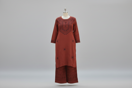 TYE-DYE AARI WORK CORD SETS ( EMBROIDERY)