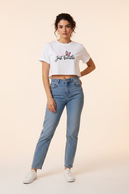 Just Breathe Crop Top
