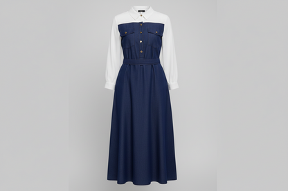 Denim Long Dress