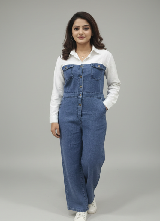 Denim jumpsuit