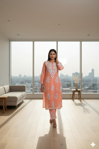 Lucknowi Embroidery 2 pieces set