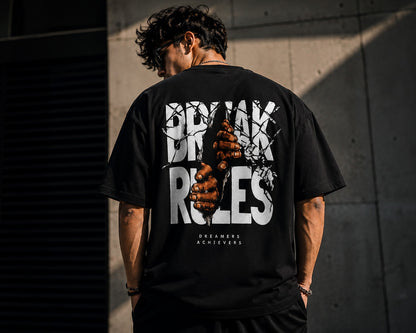Break Rules Oversized Tee | Premium Streetwear