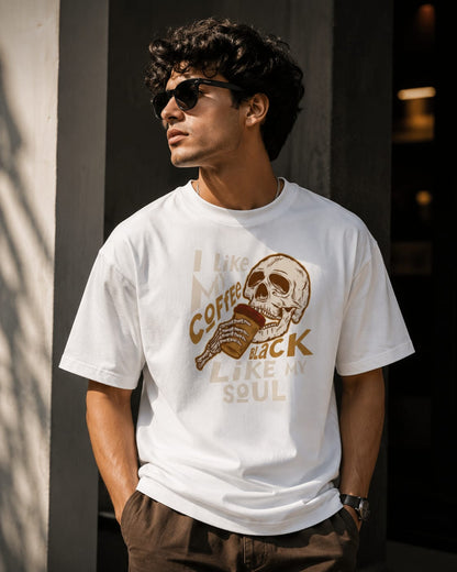 Coffee & Chaos Oversized Tee