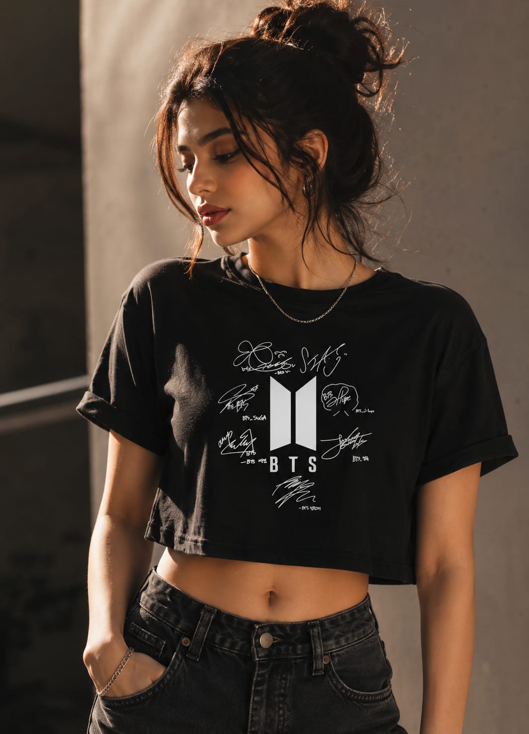 BTS Signature Crop Tee
