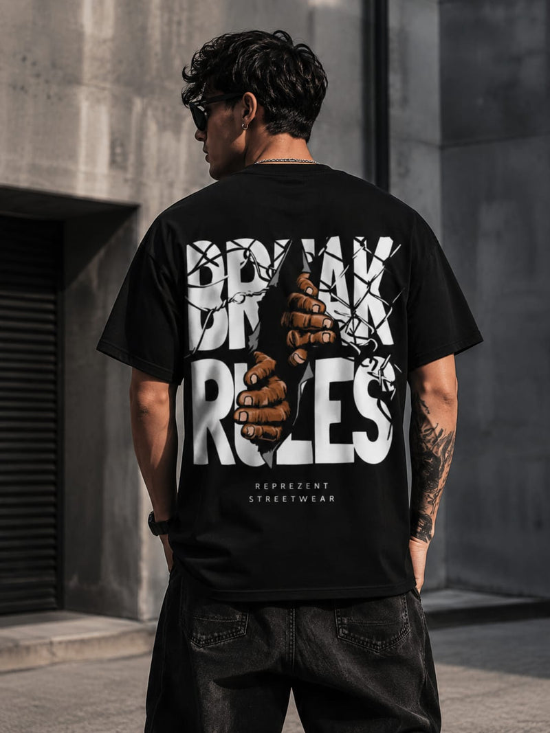Break Rules Oversized Tee | Premium Streetwear