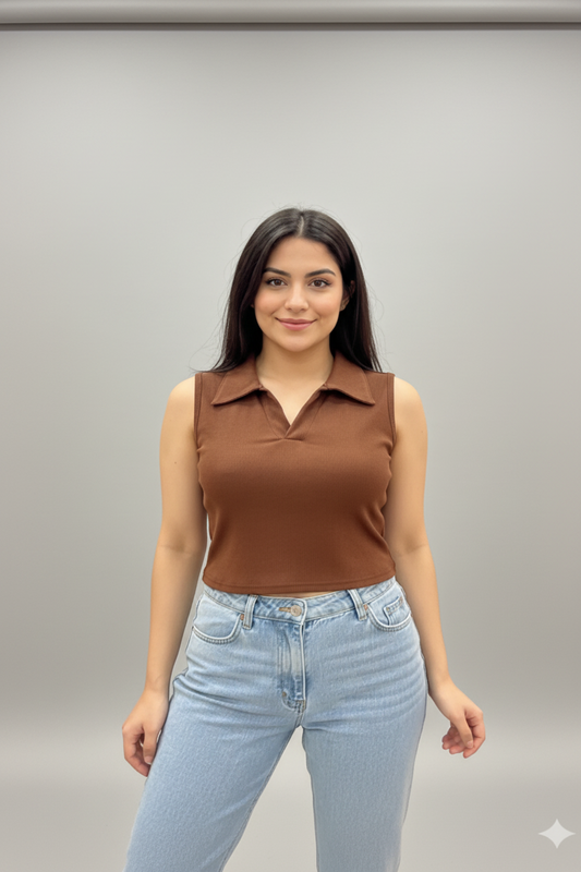 Short Sleeveless Top